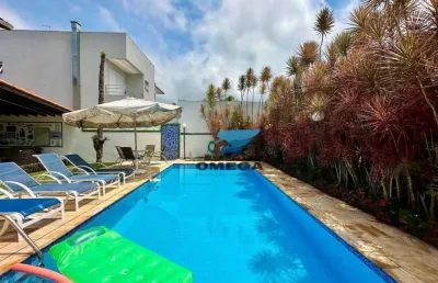 Casa com 7 dormitórios sendo 6 suítes à venda - jardim acapulco - guarujá/sp. confira!
