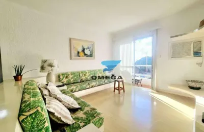 Apartamento com 3 dormitórios à venda, pitangueiras - guarujá/sp