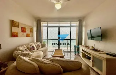 Frente mar - apartamento com 3 dormitórios sendo 1 suíte à venda, localizado na praia das pitangueiras - guarujá/sp. confira