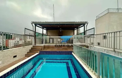 Cobertura à venda no tombo no guarujá | omega imóveis