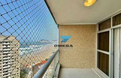 Apartamento vista mar à venda na praia das pitangueiras no guarujá i omega imoveis