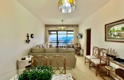 Apartamento vista mar à venda na praia das pitangueiras no guarujá i omega imoveis