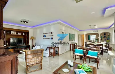 Apartamento refromado à venda na praia das pitangueiras no guarujá i omega imoveis