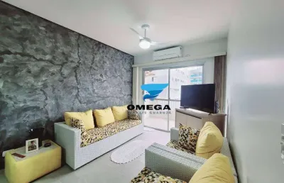 Apartamento à venda na praia do tombo - guarujá sp / omega imóveis