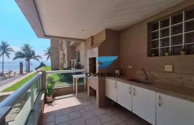 Apartamento frente mar com 4 suítes à venda praia das astúrias - guarujá/sp