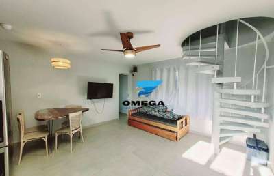 Cobertura duplex à venda na praia do tombo - guarujá sp / omega imóveis