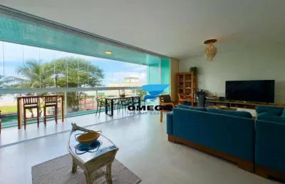 Apartamento beira mar à venda na praia das pitangueiras no guarujá i omega imoveis