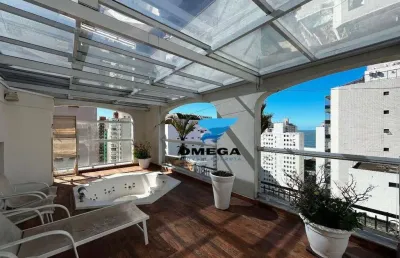 Cobertura duplex com 3 dormitórios à venda - pitangueiras - guarujá/sp