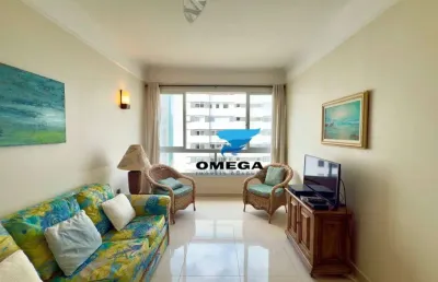 Apartamento com vista mar à venda na praia das pitangueiras no guarujá i omega imoveis