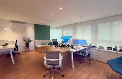 Sala comercial reformada à venda na praia das pitagueiras no guarujá i omega imoveis