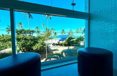 Apartamento frente mar à venda na praaia das pitangueiras no guarujá i omega imoveis
