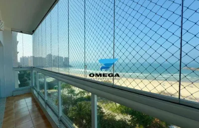 Apartamento beira mar à venda na praia das pitangueiras no guarujá i omega imoveis