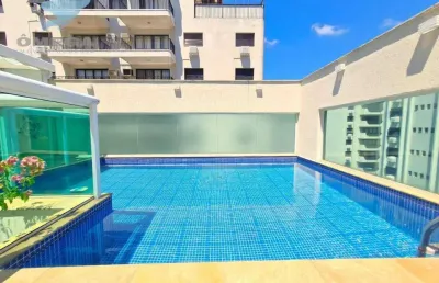 Cobertura à venda, 200 m² por r$ 1.600.000,00 - pitangueiras - guarujá/sp