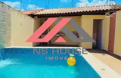Casa com 2 quartos à venda no jardim regina, itanhaém , 65 m2 por r$ 299.000