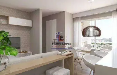 Apartamento com 1 dormitório à venda, 59 m² por r$ 402.800,00 - vila metalúrgica - santo andré/sp