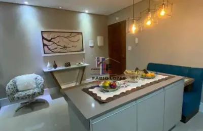 Apartamento com 2 dormitórios à venda, 70 m² por r$ 434.600,00 - vila valparaíso - santo andré/sp