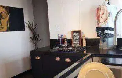 Apartamento com 1 dormitório à venda, 89 m² por r$ 450.000,00 - parque das nações - santo andré/sp