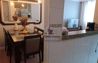 Apartamento com 3 dormitórios à venda, 58 m² por r$ 320.000,00 - parque são vicente - mauá/sp