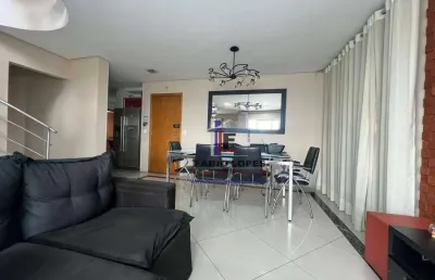 Cobertura com 3 dormitórios à venda, 141 m² por r$ 1.000.000,00 - jardim - santo andré/sp