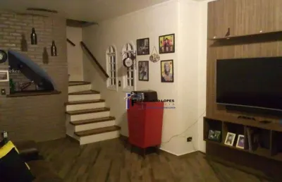 Casa com 4 quartos à venda na Avenida Carlos Gomes, Vila Palmares, Santo André