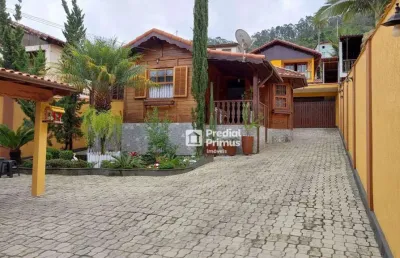 Casa linear com 2 dormitórios à venda, 116 m² por r$ 640.000 - jardim califórnia - nova friburgo/rj