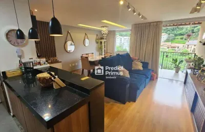 Cobertura à venda, 141 m² por r$ 699.000,00 - santa elisa - nova friburgo/rj
