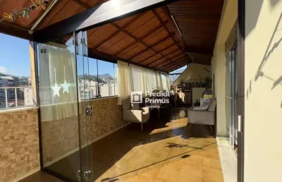Cobertura com 3 dormitórios à venda, 203 m² por r$ 1.100.000,00 - centro - nova friburgo/rj