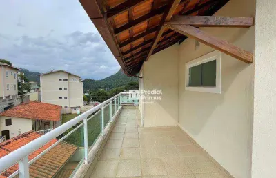 Cobertura duplex  com 2 dormitórios à venda, 80 m² por r$ 510.000 - cônego - nova friburgo/rj