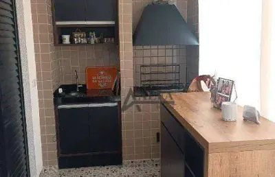 ** village san rafael - maravilhoso apartamento c/ varanda gourmet c/ churrasqueira **