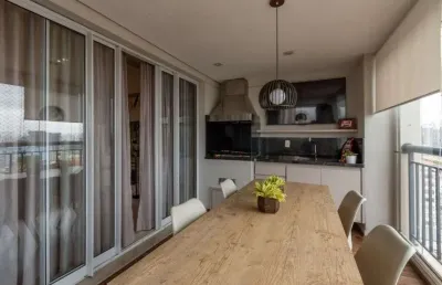 ** evidence - oportunidade - maravilhoso apto. em andar alto c/ ampla varanda gourmet c/ churrasqueira - 3 vagas **