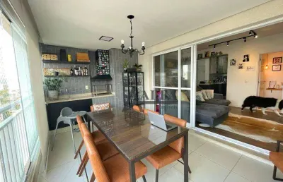 ** origem tatuapé - porteira fechada - lindo apartamento em andar alto c/ ampla varanda gourmet c/ churrasqueira **