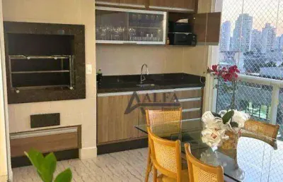 ** union moóca - o p o r t u n i d a d e - lindo apartamento c/ ampla varanda gourmet c/ churrasqueira **