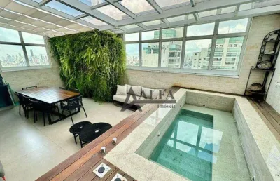 ** central park moóca - oportunidade - cinematográfica cobertura c/ piscina e área gourmet c/ churrasqueira - 4 vagas + depósito **