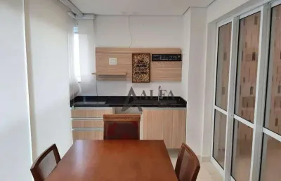 ** vision - oportunidade - lindo studio em andar alto c/ ampla varanda gourmet - 1 vaga **