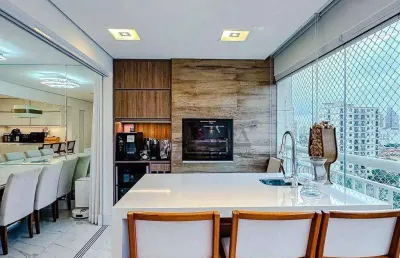 ** edifício accanto - i m p e r d í v e l - cinematográfico apartamento em andar alto c/ ampla varanda gourmet c/ churrasqueira **