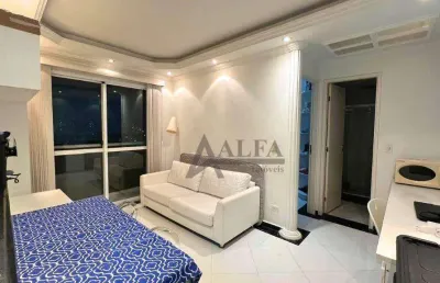 ** first class - oportunidade - lindo studio ensolarado em andar alto c/ vista deslumbrante - 1 vaga - próx. ao metrô **