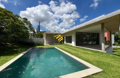 Sobrado à venda em vinhedo, condomínio estância marambaia, com 4 suítes, com 347.64 m²