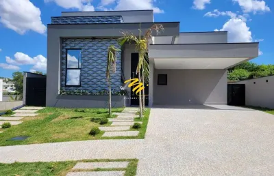 Casa à venda em campinas, alphaville dom pedro, com 3 suítes, com 226 m²