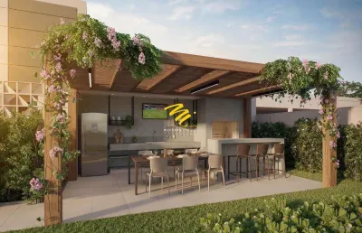 Apartamento garden à venda em campinas, parque rural fazenda santa cândida, com 2 quartos