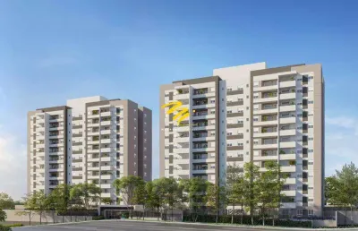 Apartamento à venda em campinas, parque rural fazenda santa cândida, com 3 quartos, com 70 m²