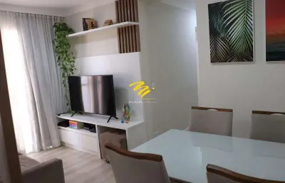 Apartamento à venda em campinas, vila satúrnia, com 2 suítes, com 57 m²