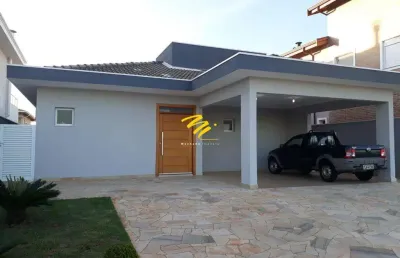 Casa à venda em paulínia, parque brasil 500, com 3 suítes, com 170 m², terras do cancioneiro