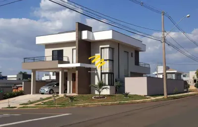Sobrado à venda em paulínia, parque brasil 500, com 4 suítes, com 190 m², terras do cancioneiro