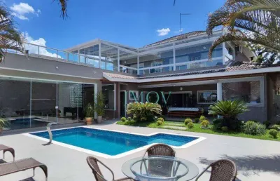 Sobrado com 4 dormitórios, 400 m² - venda por r$ 4.350.000,00 ou aluguel por r$ 21.207,50/mês - condomínio reserva do paratehy - são josé dos campos/sp