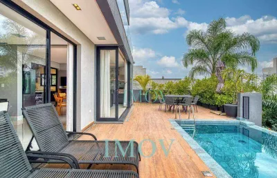 Sobrado com 7 dormitórios à venda, 450 m² por r$ 4.500.000,00 - condomínio residencial monaco - são josé dos campos/sp