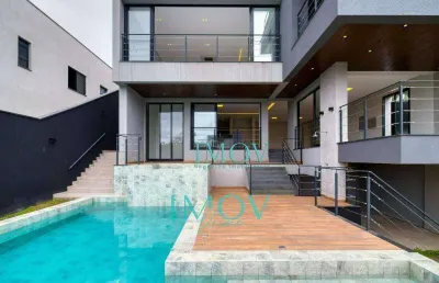Sobrado com 5 dormitórios à venda, 595 m² por r$ 5.300.000,00 - condomínio residencial alphaville - são josé dos campos/sp