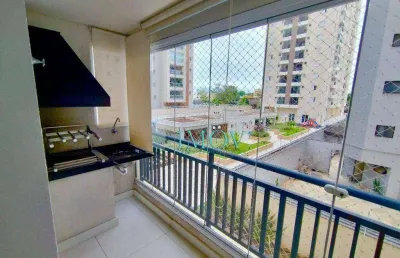 Apartamento com 2 dormitórios para alugar, 65 m² por r$ 5.562,00/mês - jardim aquarius - são josé dos campos/sp
