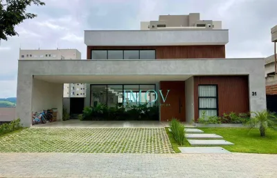 Sobrado com 4 dormitórios à venda, 293 m² por r$ 2.500.000,00 - residencial mônaco - são josé dos campos/sp