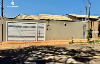 Casa para venda em campo grande, vila planalto, 3 dormitórios, 1 suíte, 2 banheiros
