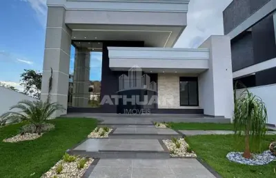 Casa neoclássica em contato com a natureza no condomínio residencial esmeralda